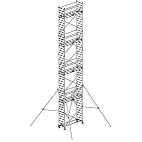 Torre mobile 4 piani - Altezza max. di lavoro 11.90m - 7220100