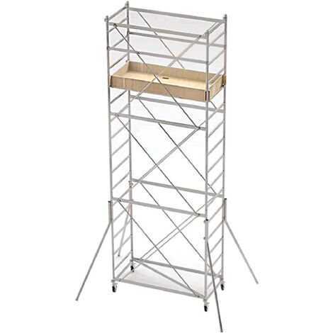 Torre mobile "Selfix" in acciaio leggero con struttura zincata per anticorrosione atmosferica