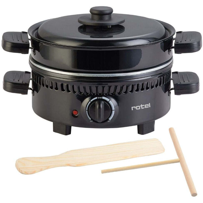 Torréfacteur à marrons, crêpière et grill électrique multifonctions Rotel