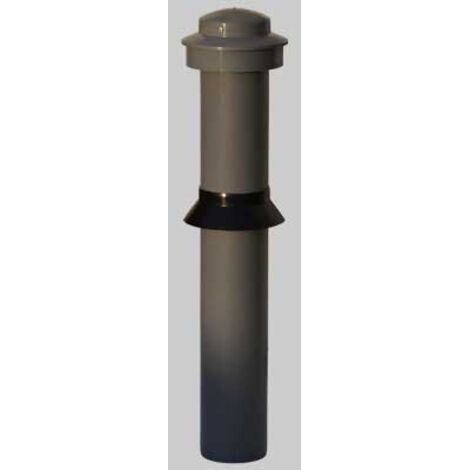TORRETTA DI VENTILAZIONE IN PP GRIGIO - Ø 75
