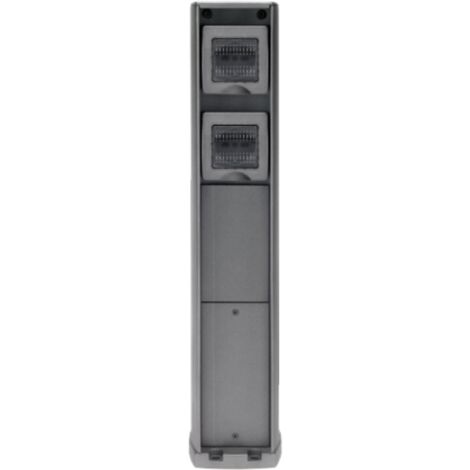 Torretta multifunzione goccia illuminazione 4 prese standard tedesco antracite - 5301an