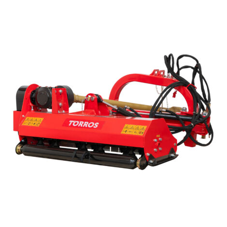 Torros – Broyeur de végétaux thermique 125 cm – Déport hydraulique – Inclinaison verticale – Capacité 4000-10600 m²/h – KPV125