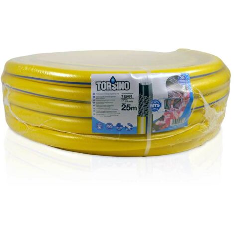Torsino PVC-Wasserschlauch 1 Zoll (Ø 25 mm) x 25 m Länge