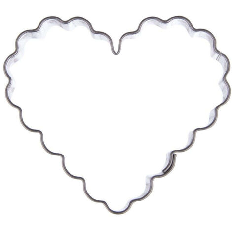 Tortiera in acciaio inox a forma di cuore per torte uniche