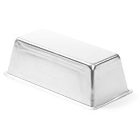 Tortiera rettangolare 18x8x6cm alluminio - Hendi 682104