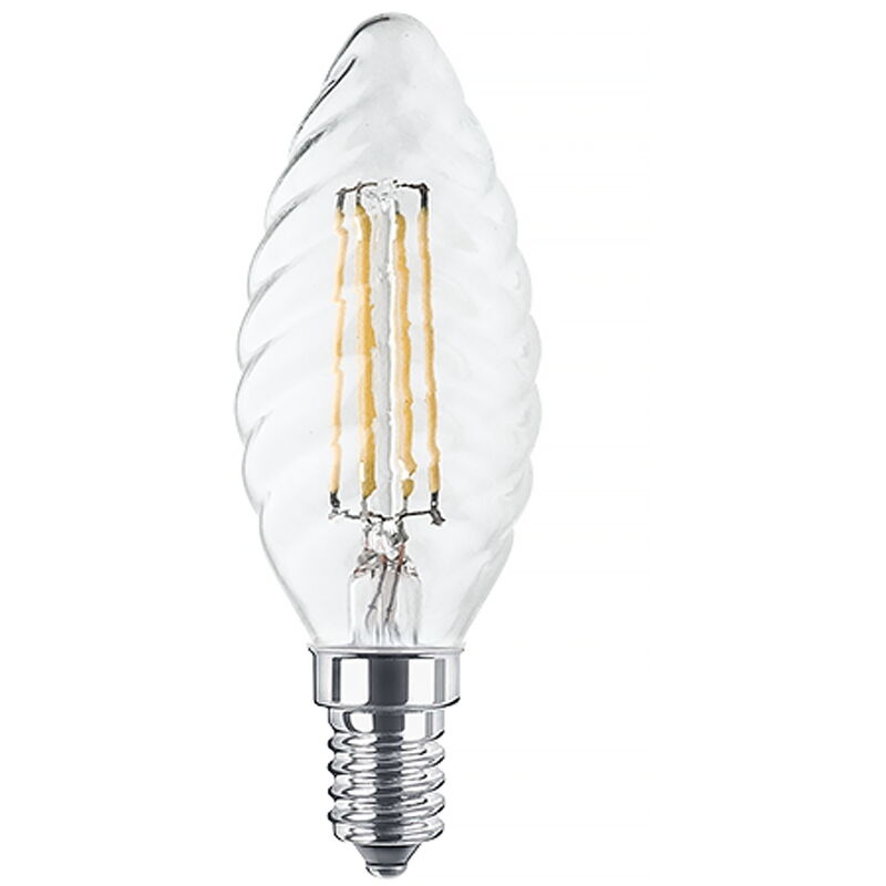 Lampadina Led a Filamento E14 C35 a tortiglione 6W...