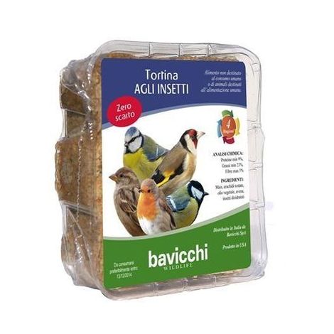 TORTINA INSETTI 315G WILDBIRD BAVICCHI