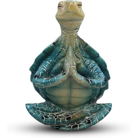 Tortue de yoga, figurine de méditation, décoration intérieure, méditation créative
