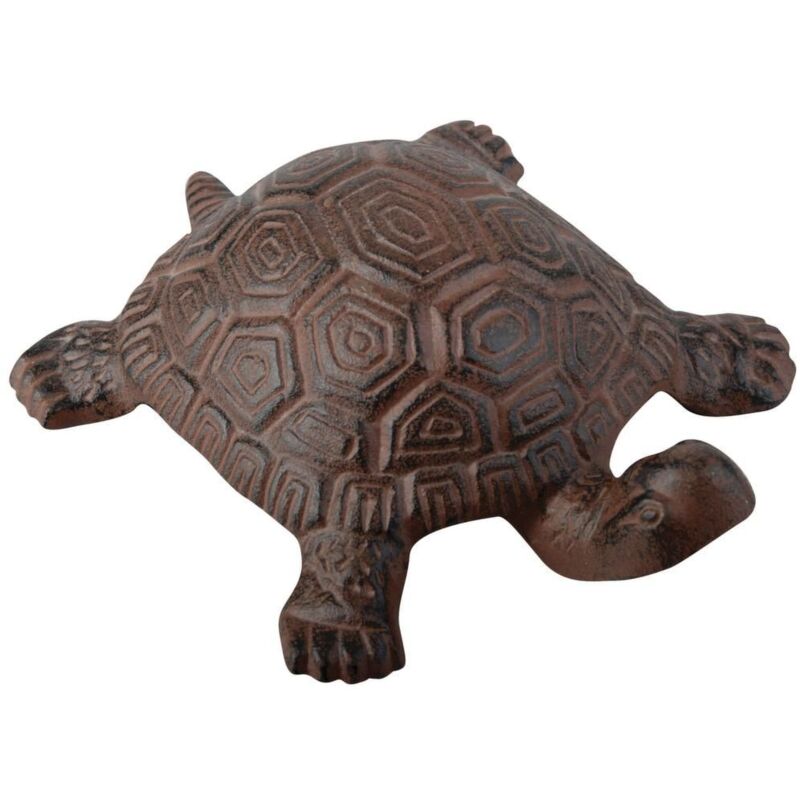 Tortue décorative en fonte 19,3 x 15,2 cm