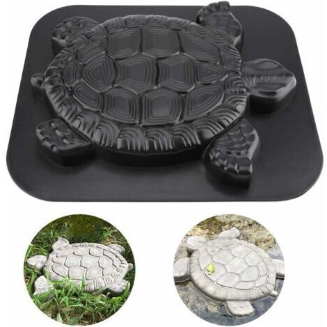 Tortue Moule à Pavé Plastique Pavage Moyen Béton Moules Pierres Stepping Stone Jardin Allée Moule Pavage Chemin Moule Walk Maker 15.74 x 13.39 x 1.50 Pouces Décoratives Pierres pour Jardin Pelouse