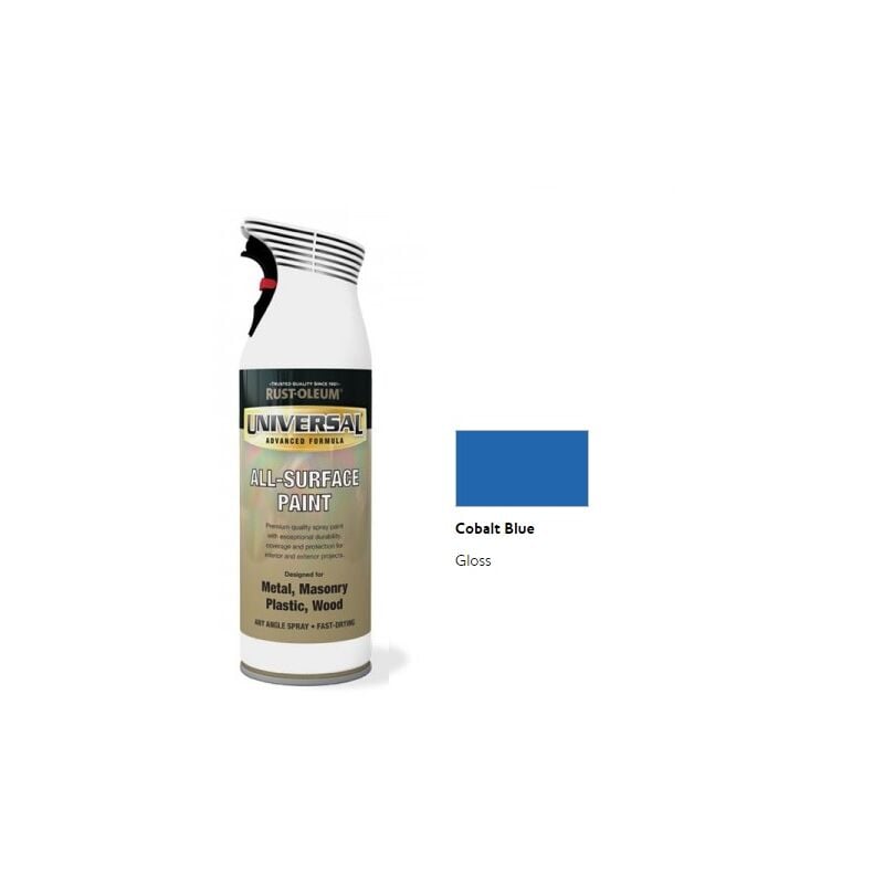 Universal All Surface Spray Paint Gloss Cobalt Blue 400Ml
