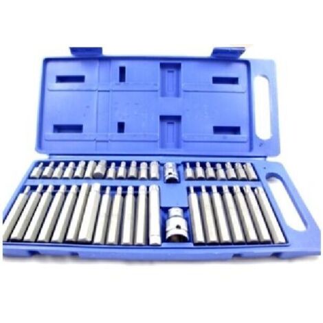 Torx Star Hex Spline Set 40pc 3/8"" & 1/2"" Sq Dr Socket Adaptor Set SD140