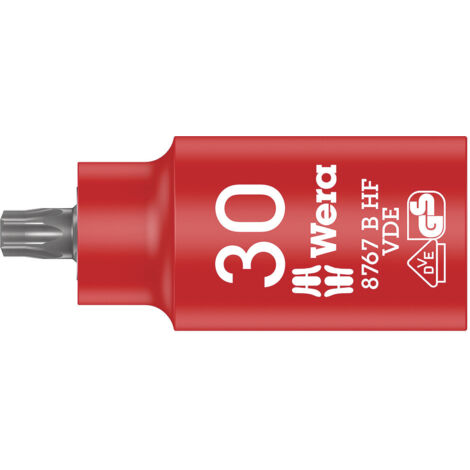TORX Vaso de punta aislado con función de retenció 8767 B VDE HF TORX 30 - Wera