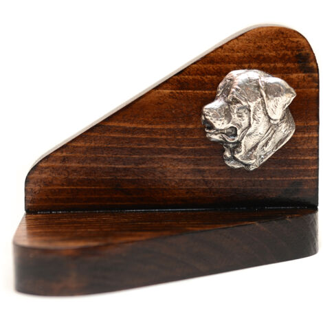 Tosa Inu, Tosa-inu, mastino giapponese - candelabro in legno con un cane, portacandele, memoriale del cane di Art-Dog