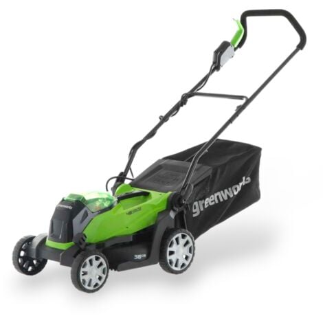 Tosaerba a batteria 48V con altezza taglio regolabile GREENWORKS G48LM36