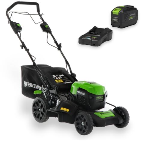Tosaerba a batteria 48V con taglio regolabile 3in1 GREENWORKS G48LM46SPK4 KIT