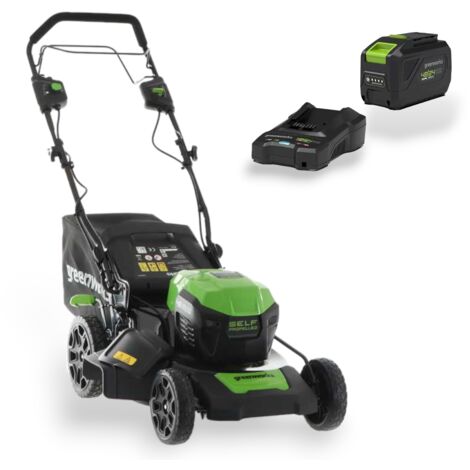 Tosaerba a batteria 48V kit con batteria e caricabatteria GREENWORKS GD48LM46K4