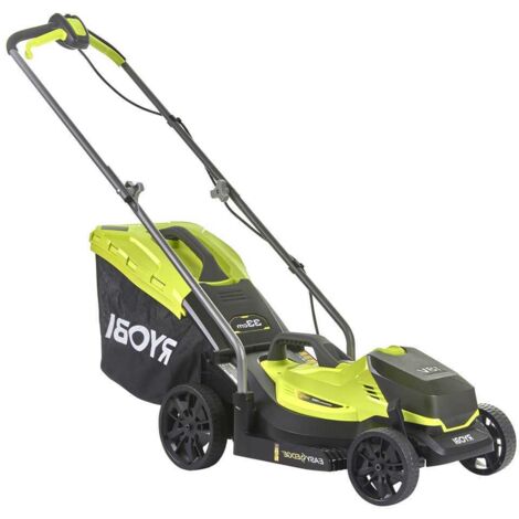 Tosaerba a batteria a spinta RLM18X33B40 Ryobi 18v 4,0ah ampiezza taglio 33cm
