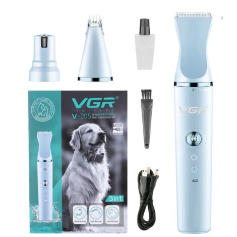 TOSATORE CANI GATTI VGR 3 IN 1 IN  acciaio inossidabile ceramico SILENZIOSO FACILE