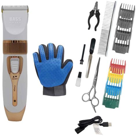 Tosatrice per cani senza fili con kit di accessori, 5600 giri/min