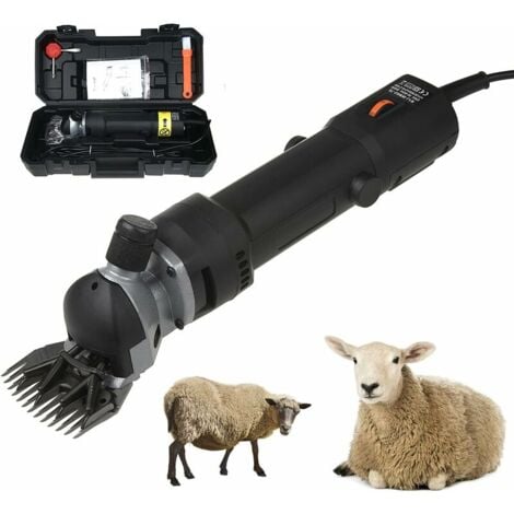 Tosatrice per pecore elettrica professionale da 690 W… (Nero)
