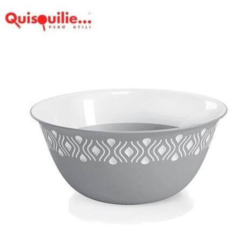 Tosca , Bol - Saladier Gris Cm 23 Pour Nourriture Qualité Extra Made In Italy