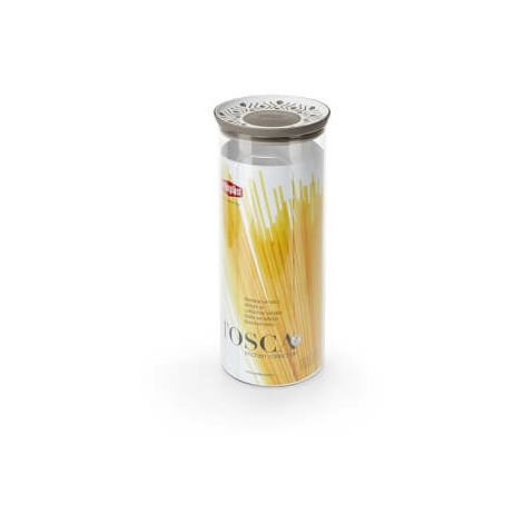 Tosca taubengraues rundes 2,2-Liter-Glas - Stefanplast