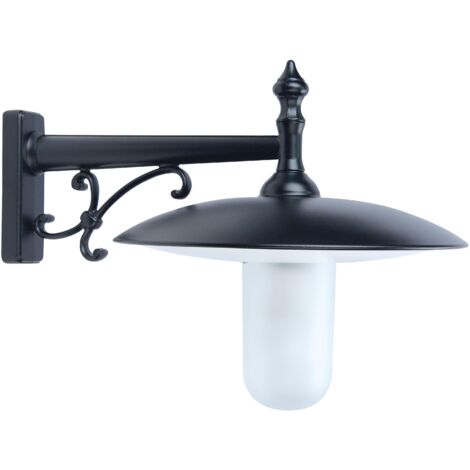 TOSCANE Applique Mur Ext. IP44 IK02 noir E27 57W max. Lpe non incl. ARIC 4070