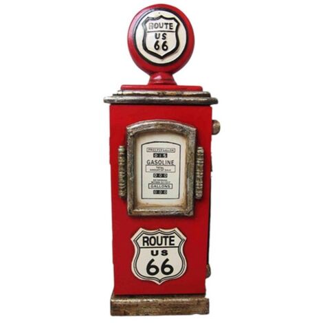 Toscano Route 66 Gas Pump Big Boy Toy Key Box - L15 x W15 x H48 cm