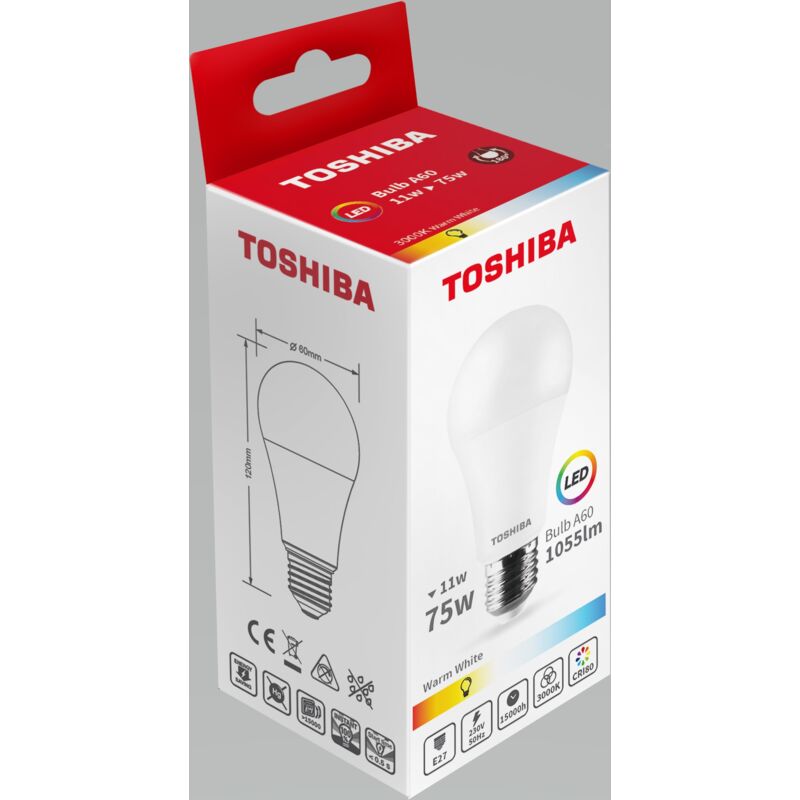 Image of Toshiba 00168806 Lampada led 11 w E27 f