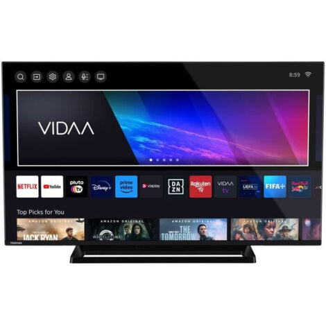 TOSHIBA 43QV3363DG - TV QLED 43'' (108 cm) - 4K UHD 3840x2160 - HDR - Smart TV - 3xHDMI - WiFi