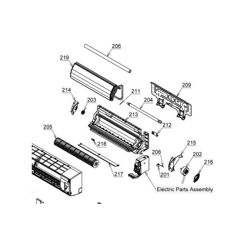 43T44507 Refrigeration cycle pour climatiseur - Toshiba