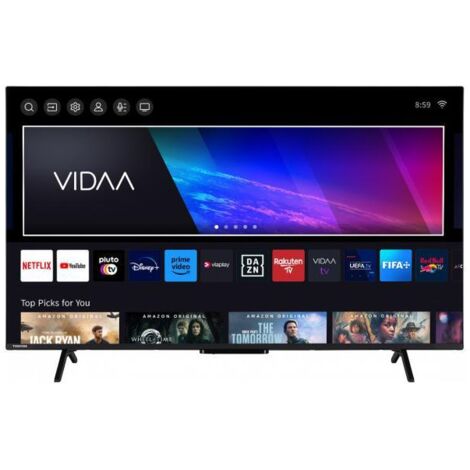 Toshiba 55QV2463DA QLED TV 139,7 cm (55”) 4K Ultra HD Smart TV Nero 250 cd /m²