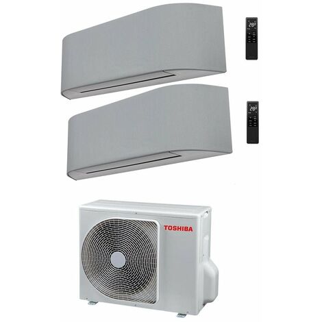 Toshiba – Climatiseur réversible 9000 BTU A+++ – Technologie inverter dual – Ventilateur 3D – Filtre ultra-pur PM2.5 – Connectivité Wi-Fi