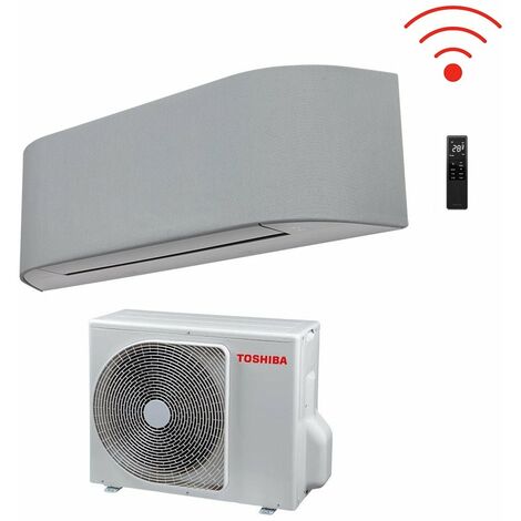 Toshiba Climatiseur rèversible HAORI 16000 (15000) btu R-32 RAS-B16N4KVRG-E Wi-Fi Intégré A++ Gris clair/gris foncé - NOUVEAU Gris clair Gris foncé