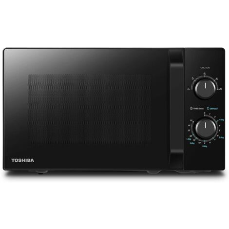 Toshiba – Micro-ondes à poser 20L 800W – Éclairage LED – Cavité facile à nettoyer – 5 niveaux de puissance – Dimensions compactes 440x357x259mm - MW2-MM20P