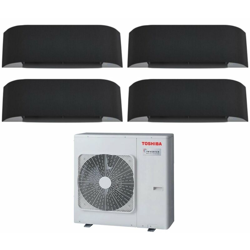 Toshiba Quadri Split rèversible Climatiseur HAORI 13+13+13 (12+12+12+12) RAS-4M27U2AVG-E R-32 Wi-Fi Integrated 13000+13000+13000 (12000+12000+12000)
