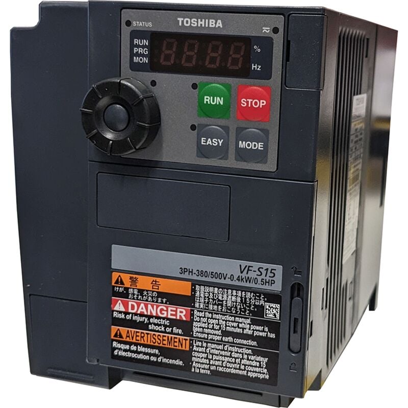 Toshiba - série inverter VF-S15 240V monophasé (0,4 à 2,2 Kw) 0,43,3