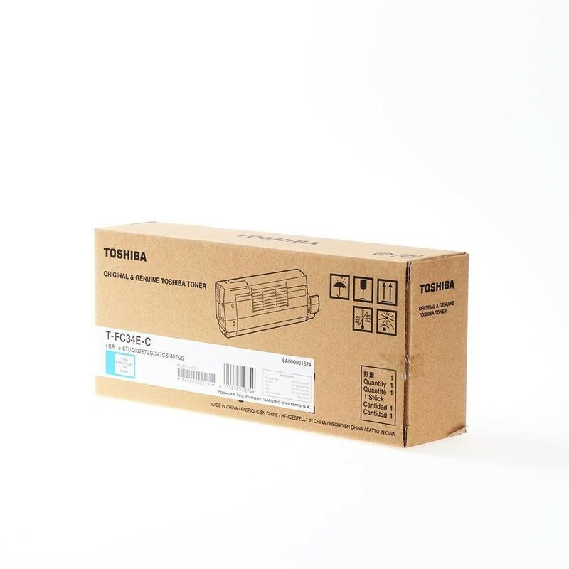 

Toshiba t-fc34ec 6a0000015241782 toner original cyan