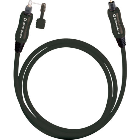 Toslink Audio Anschlusskabel [1x Toslink-Stecker (ODT) - 1x Toslink-Stecker (ODT)] 2.00 m Schwarz Oe