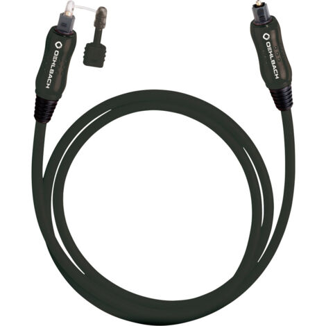 Toslink Audio Anschlusskabel [1x Toslink-Stecker (ODT) - 1x Toslink-Stecker (ODT)] 3.00 m Schwarz Oe