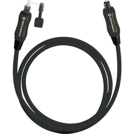 Toslink audio Câble de raccordement [1x Toslink mâle (ODT) - 1x Toslink mâle (ODT)] 4.00 m noir Oehlbach OPTO Star Black W753351
