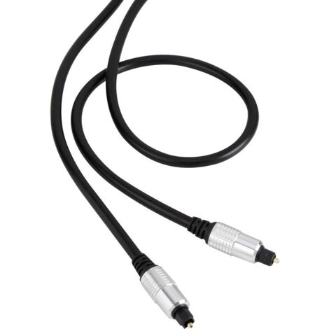 Toslink Digital Audio Cavo [1x Spina Toslink (ODT) - 1x Spina Toslink (ODT)] 1.50 m Nero rivestimento super morbido Spe