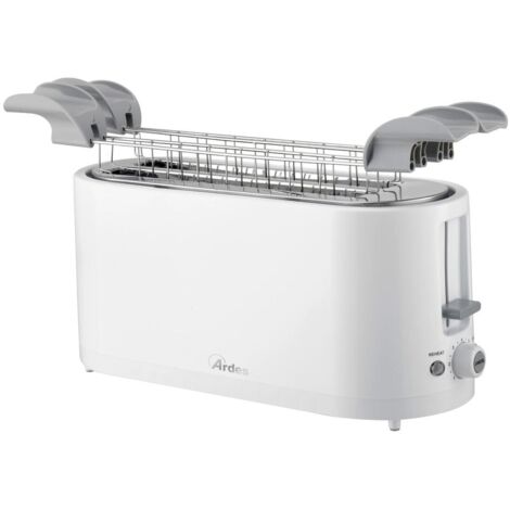 TOSTADOR ARDES-PE 2 RANURAS LARGAS BOCA ANCHA BLANCO 1400W