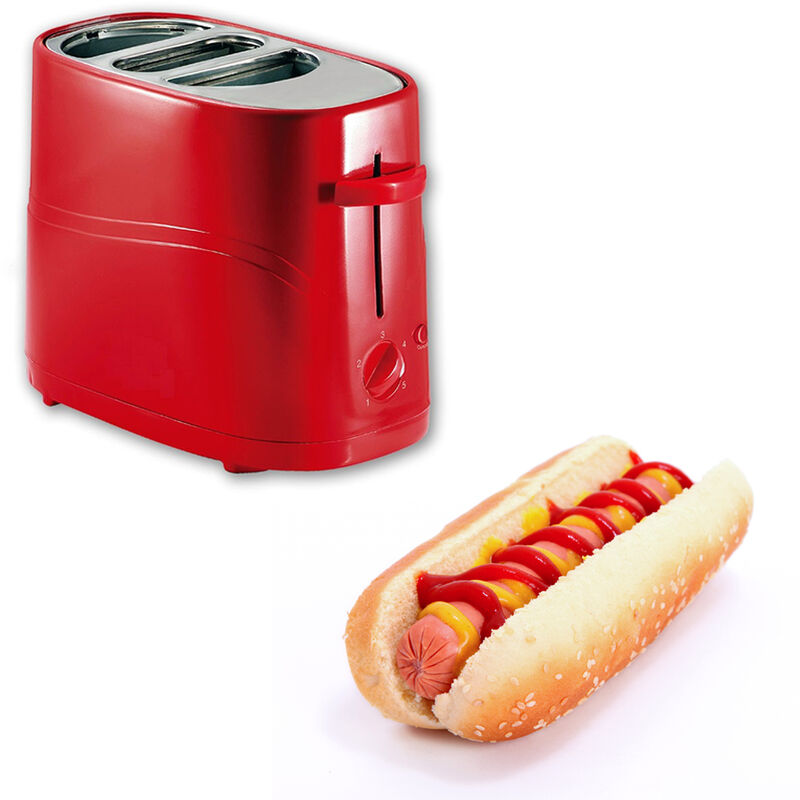 

AGD - Tostador de Perritos calientes con bandeja extraible - Para 2 perritos calientes 750W