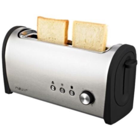Tostador Nevir NVR-9830 TI 1000W Ranura Larga Acero Inoxidable