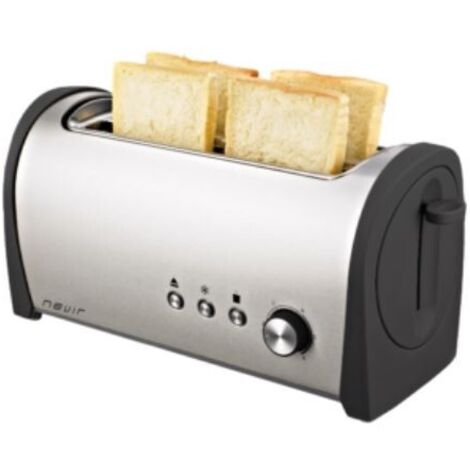Tostador Nevir NVR-9831TI 1400W 2 Ranuras Largas Inox