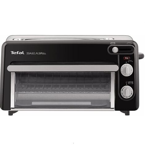 tostadora 2 ranuras 2en1 1300w negra - tl600830 - tefal -