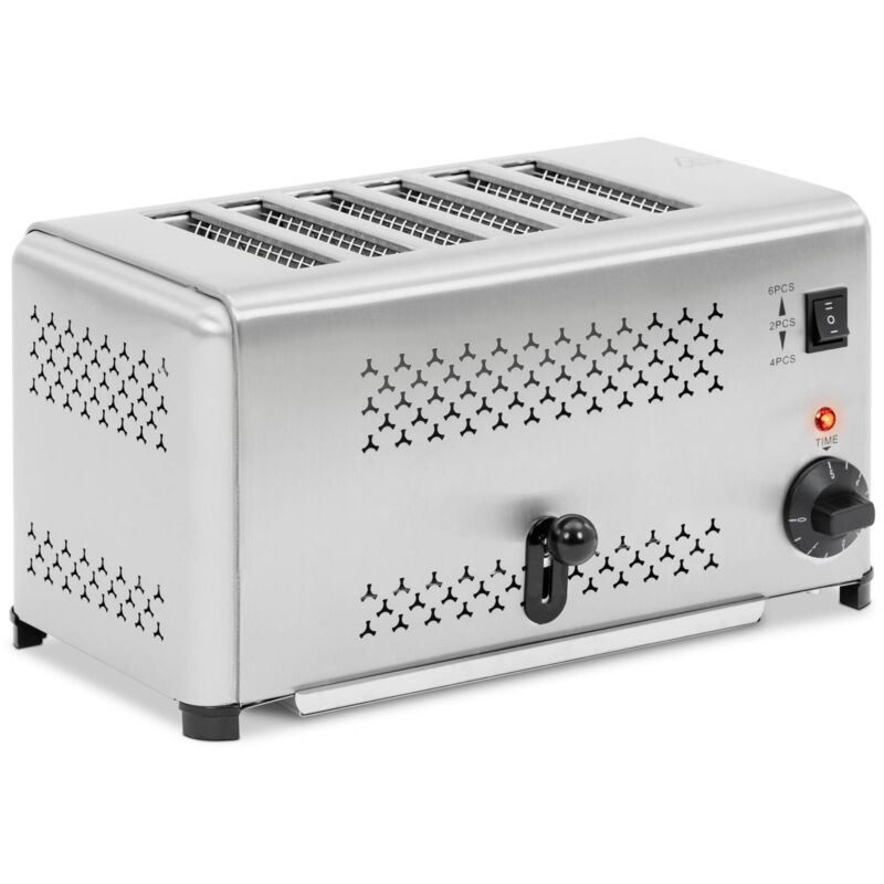 Royal Catering - Tostadora - 2500 w - 6 ranuras