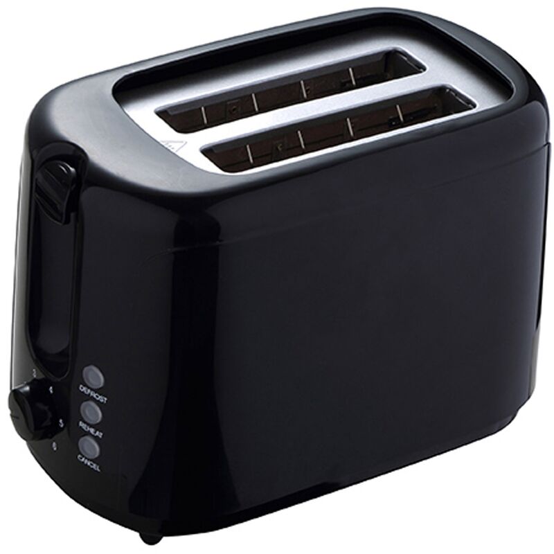 

Tostadora 750W con 6 niveles de calor en color negro Swiss Home